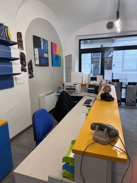 Bancone di accoglienza dell'ufficio